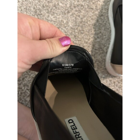 Karl Lagerfeld‎ Paris Caralee Cap Toe Loafers Women's 6.5M - Picture 6 of 7